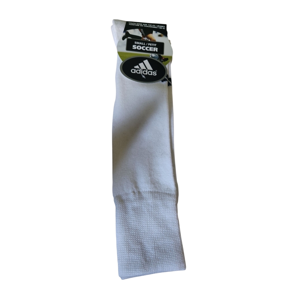 Adidas White Soccer Socks for Men